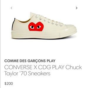 Comme des Garçons Converse